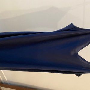 Aritzia Wilfred Silk Slip Dress Navy Sz L NEVER WORN, LIKE NEW